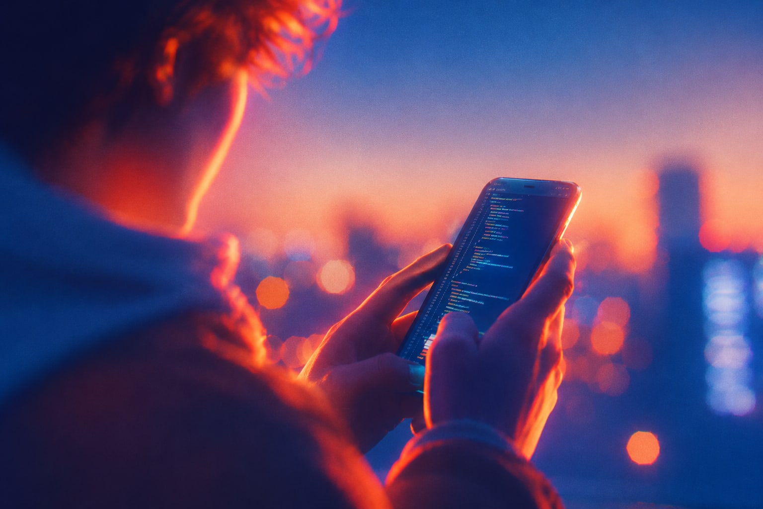 Using an AI coding assistant from your phone cover