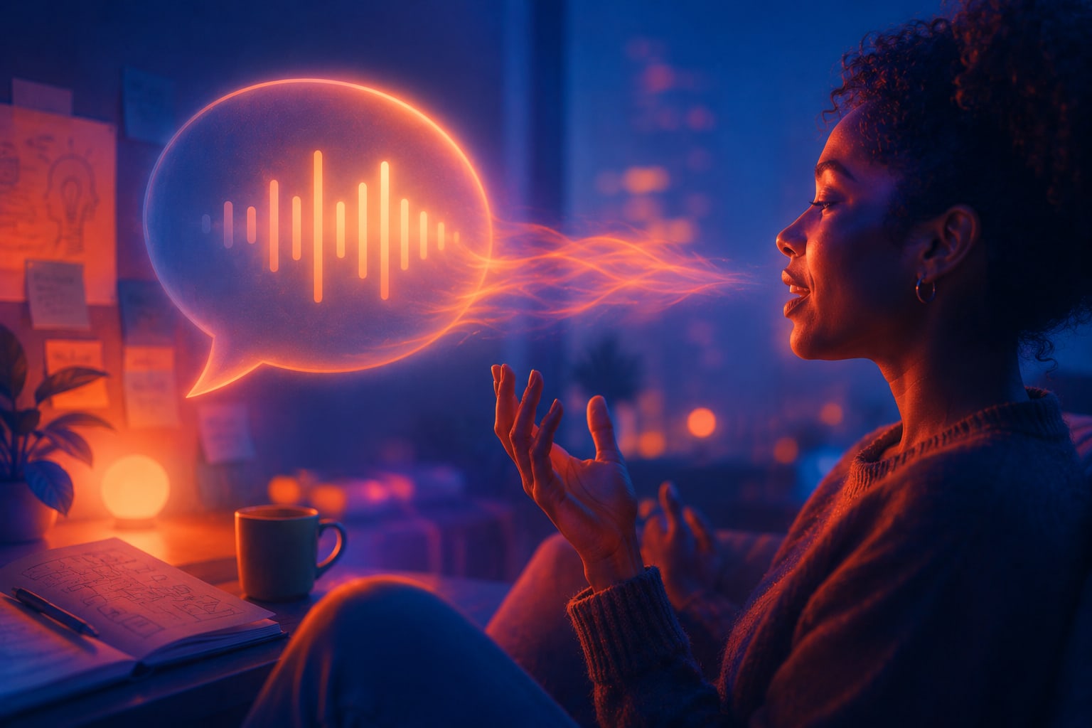 Voice chat makes AI feel faster for everyday thinking cover
